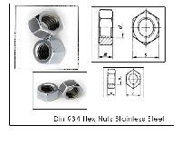 Stainless Steel hex nuts Din 934, Stainless Steel 316 nuts, Stainless Steel 304 nuts, hex nuts 316 Stainless Steel, Cold forged nuts, machined hex nuts, Brass hex nuts Din 934,